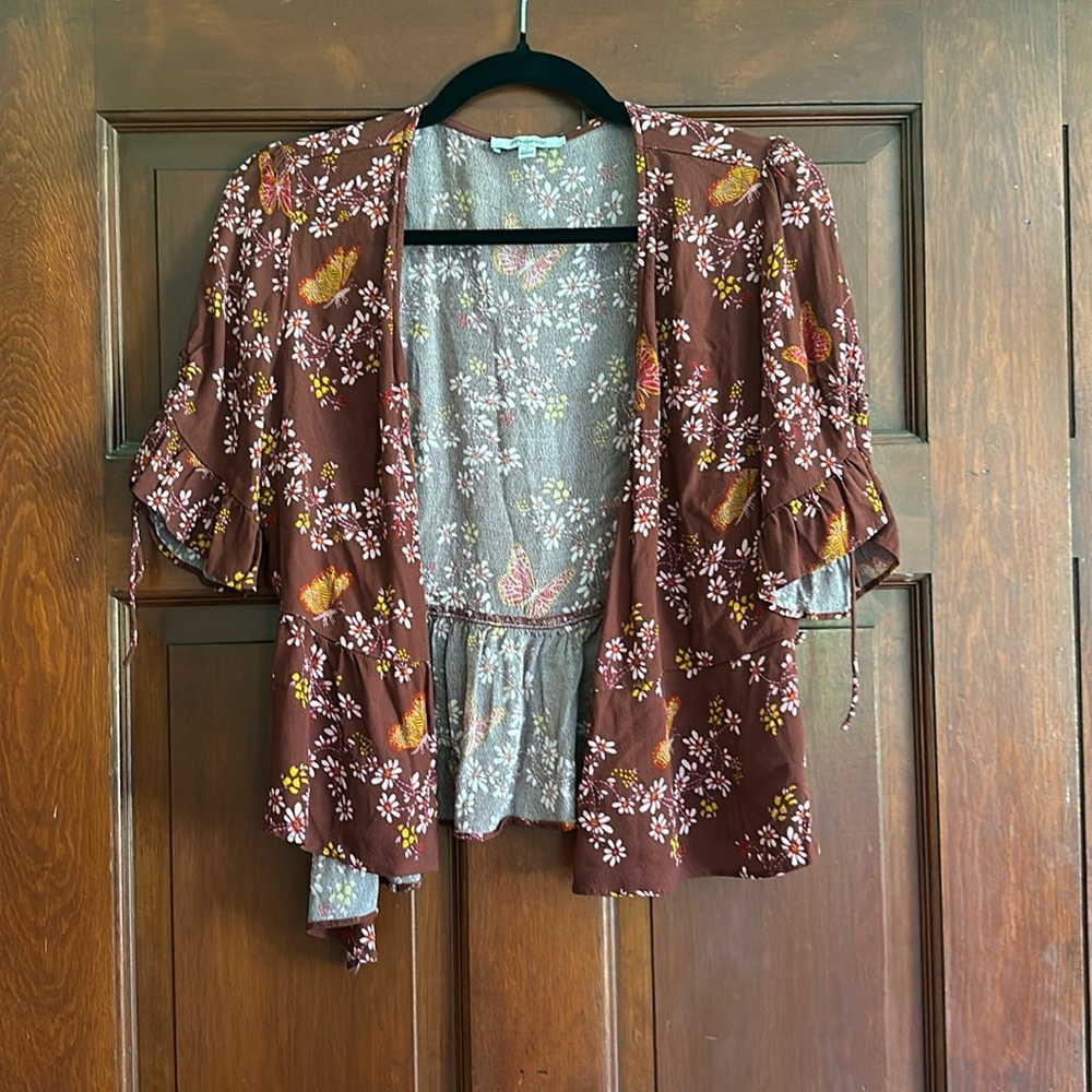 Madewell Tie Butterfly Shirt